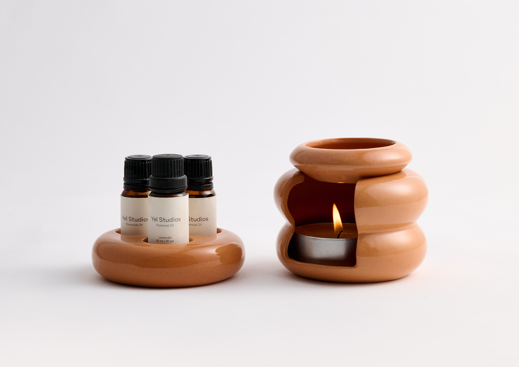 Essential Oils for Stress Relief & the Bee Oil Burner