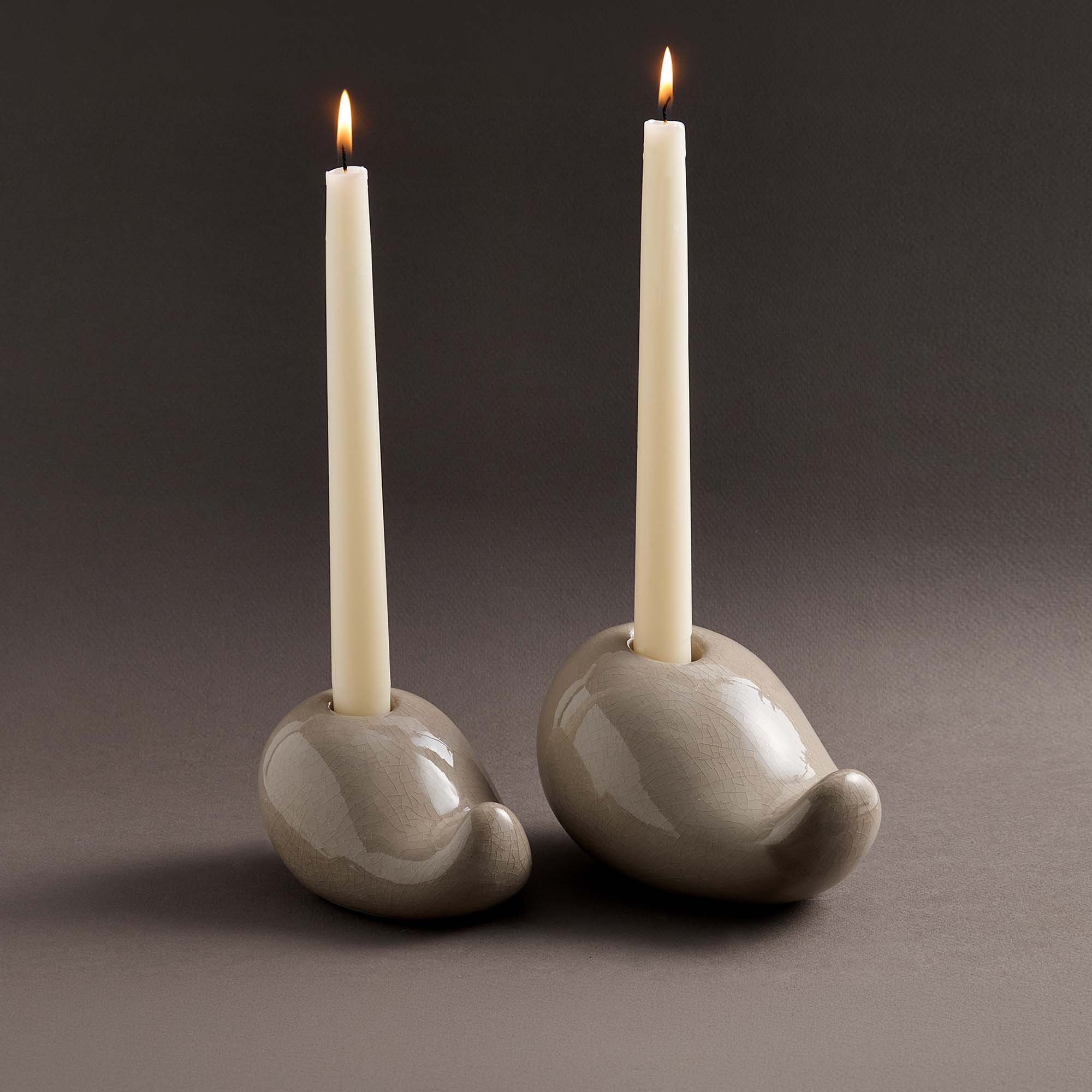 Ritual Gift Set – Candlestick Holder - Grey