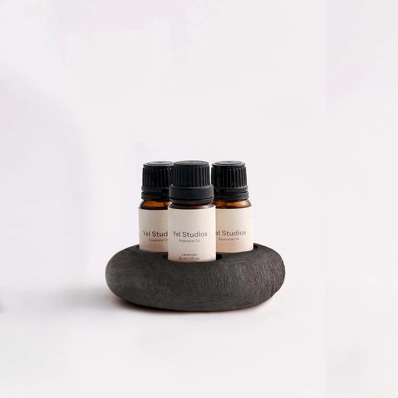 Handmade Stoneware Ceramic Essential Oil Stand & Organizer