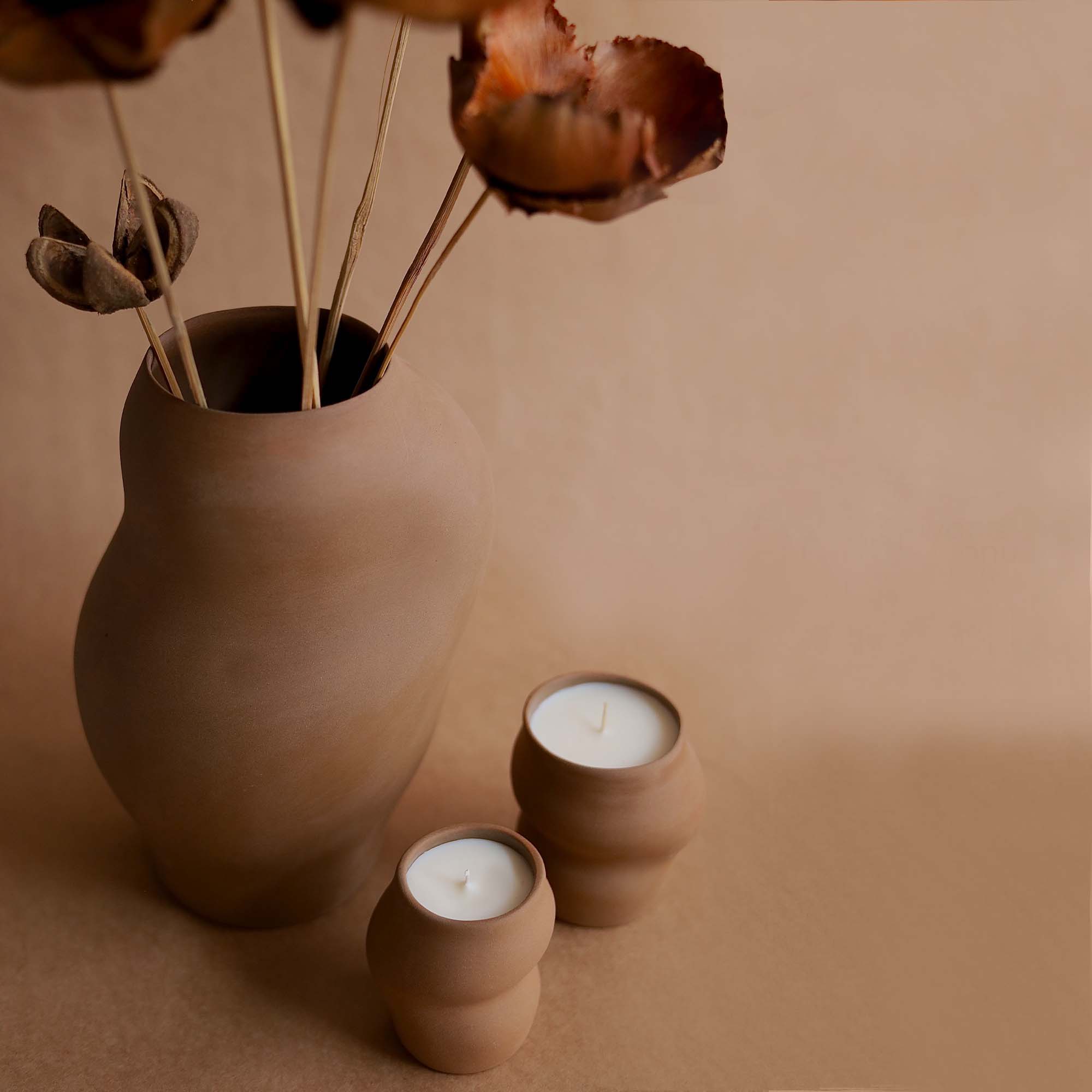 Soaura Sculptural Vase & Soa Candle – Limited Edition Set