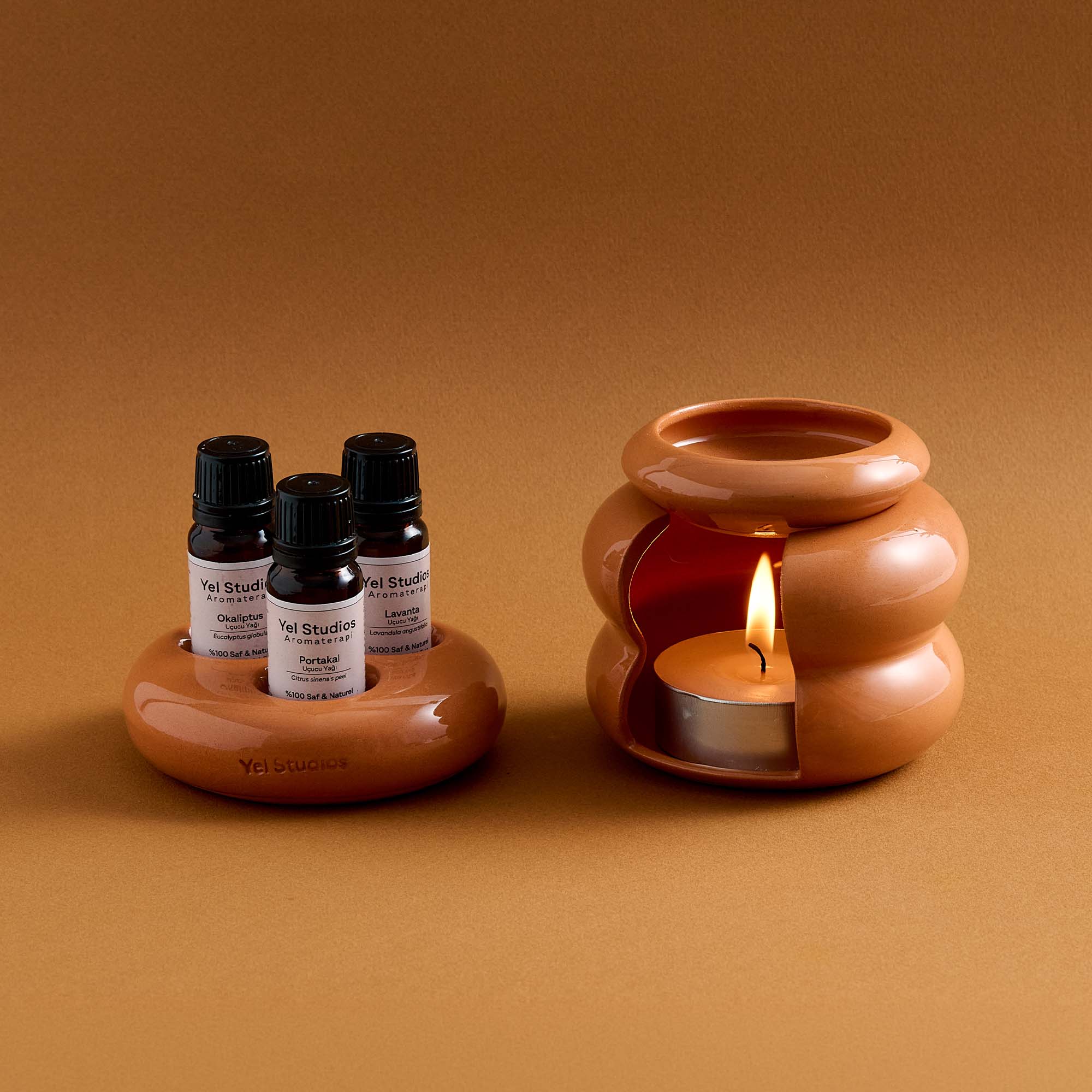 Aromatherapy Essential Oil & Soy Wax Candle Gift Set