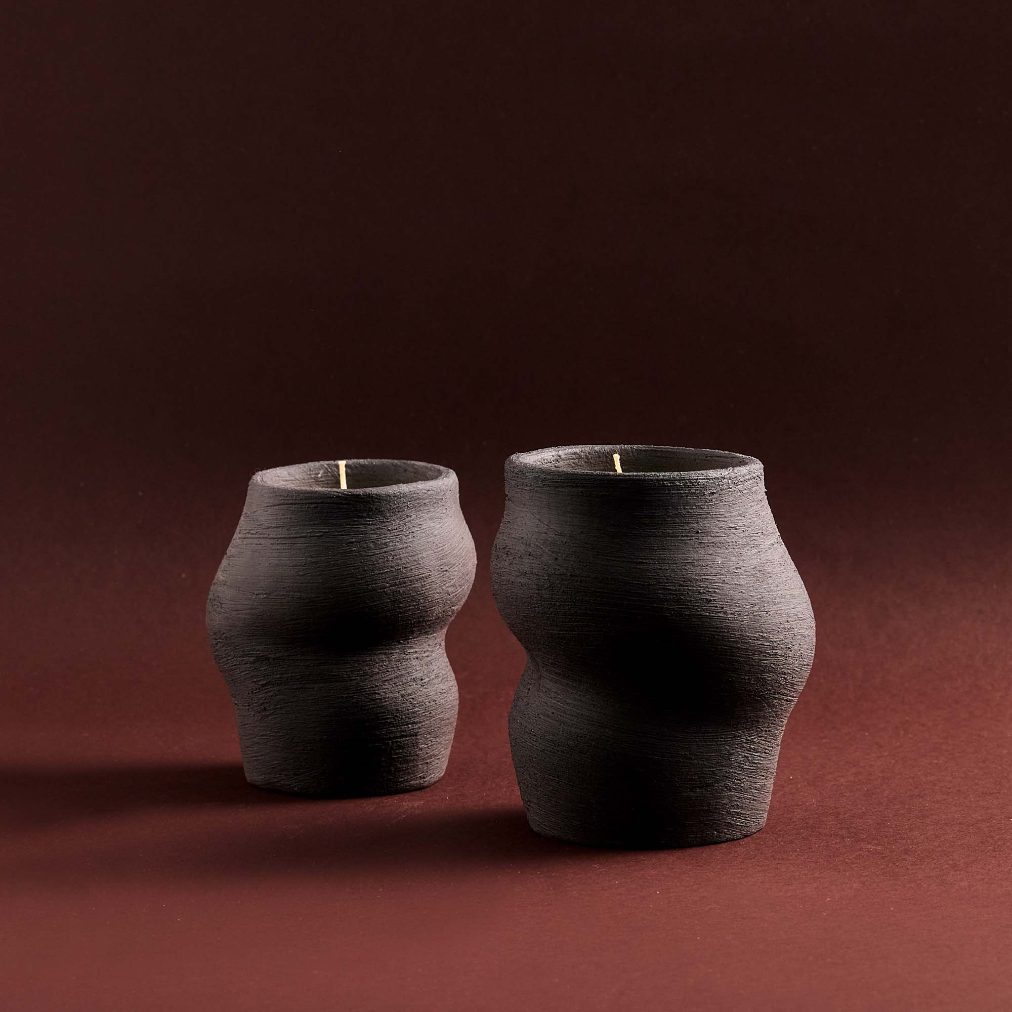 Ceramic Soy Wax Candle & Palo Santo Incense Burner Gift Set