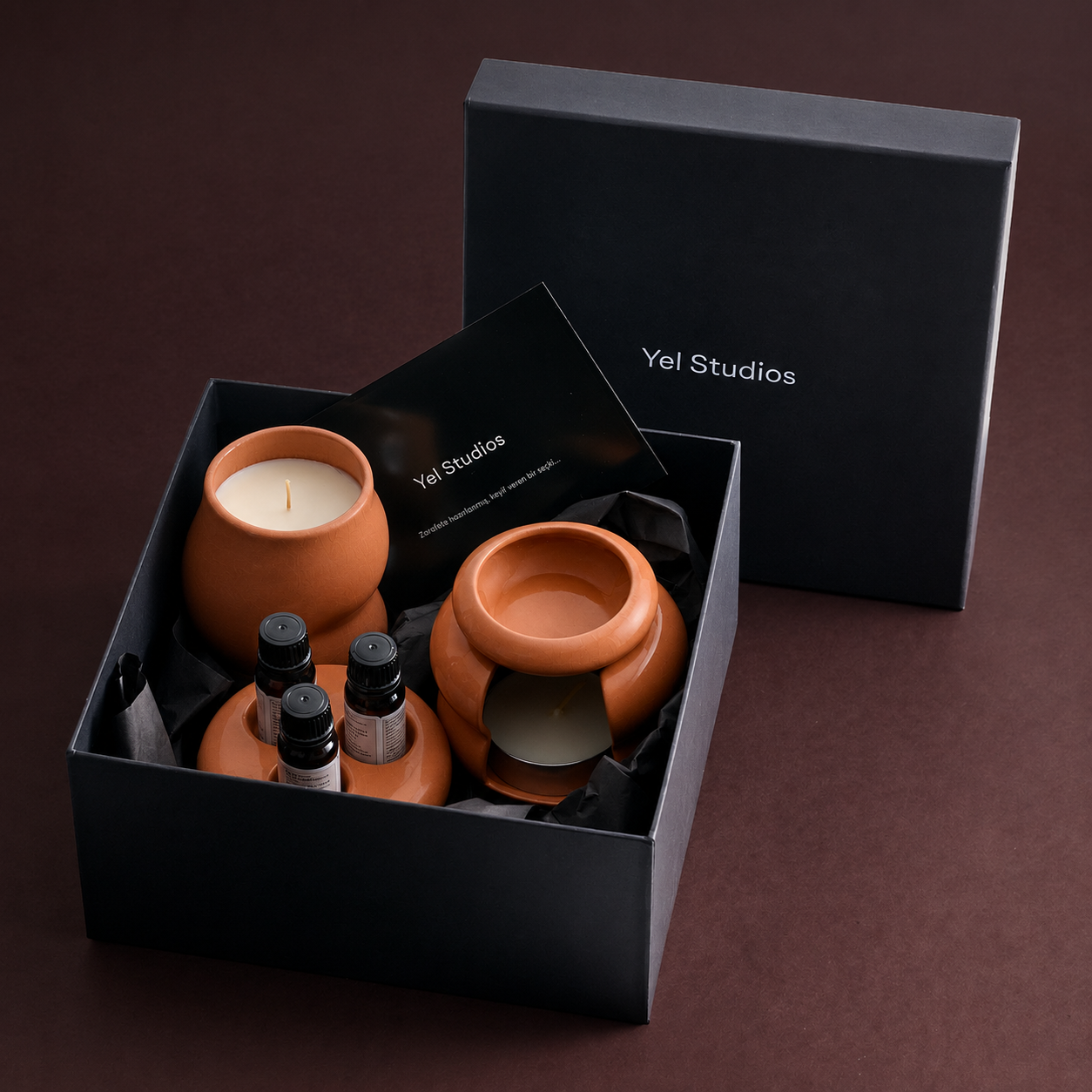 Aromatherapy Essential Oil & Soy Wax Candle Gift Set