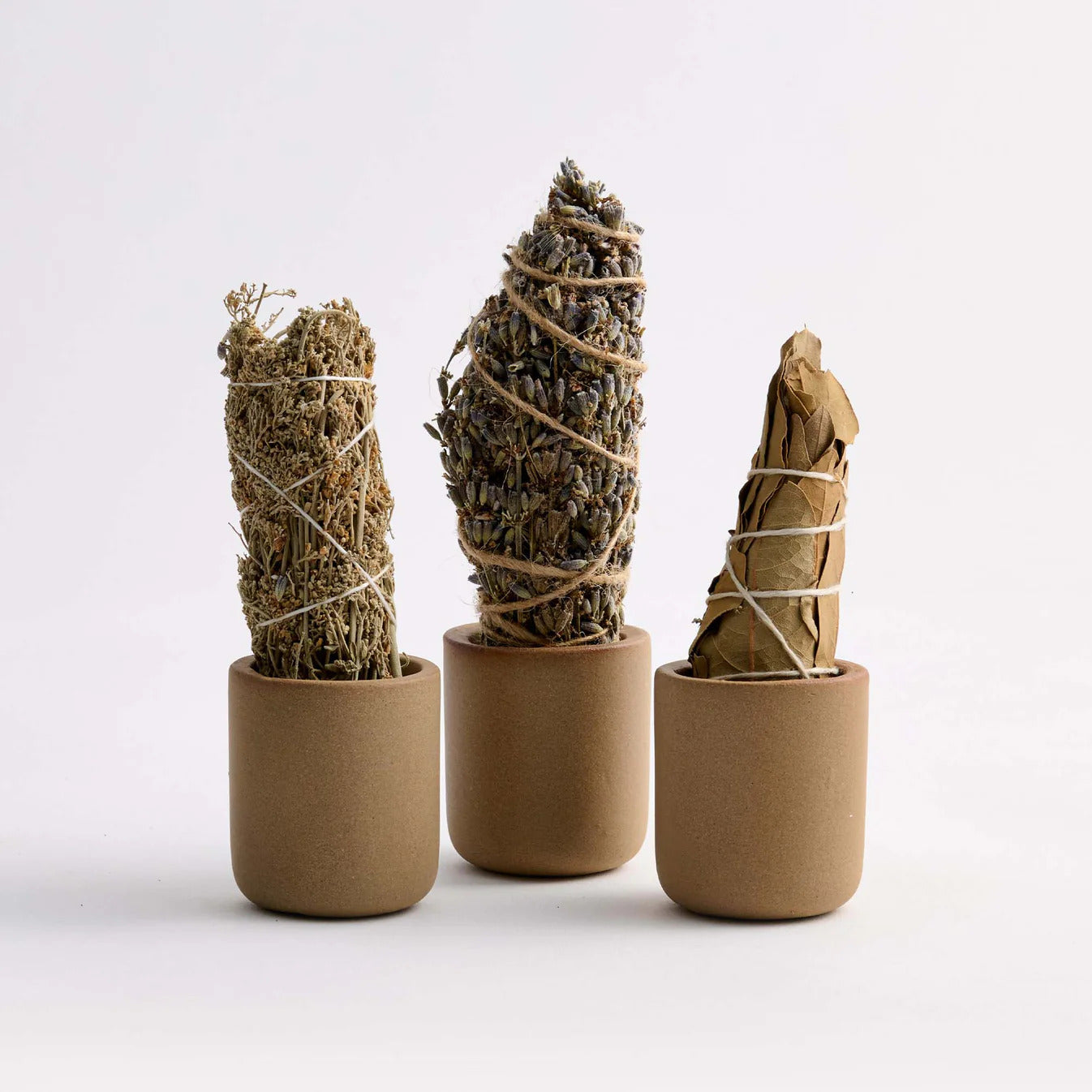 Handmade Ceramic Matchstick Holder & Incense Storage