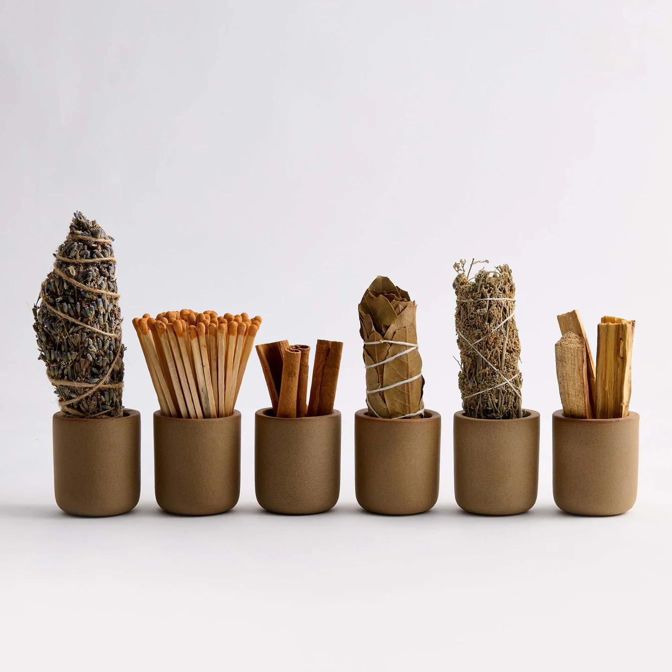 Handmade Ceramic Matchstick Holder & Incense Storage