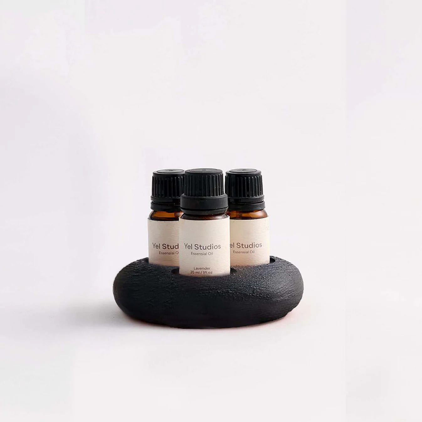 Handmade Stoneware Ceramic Essential Oil Stand & Organizer