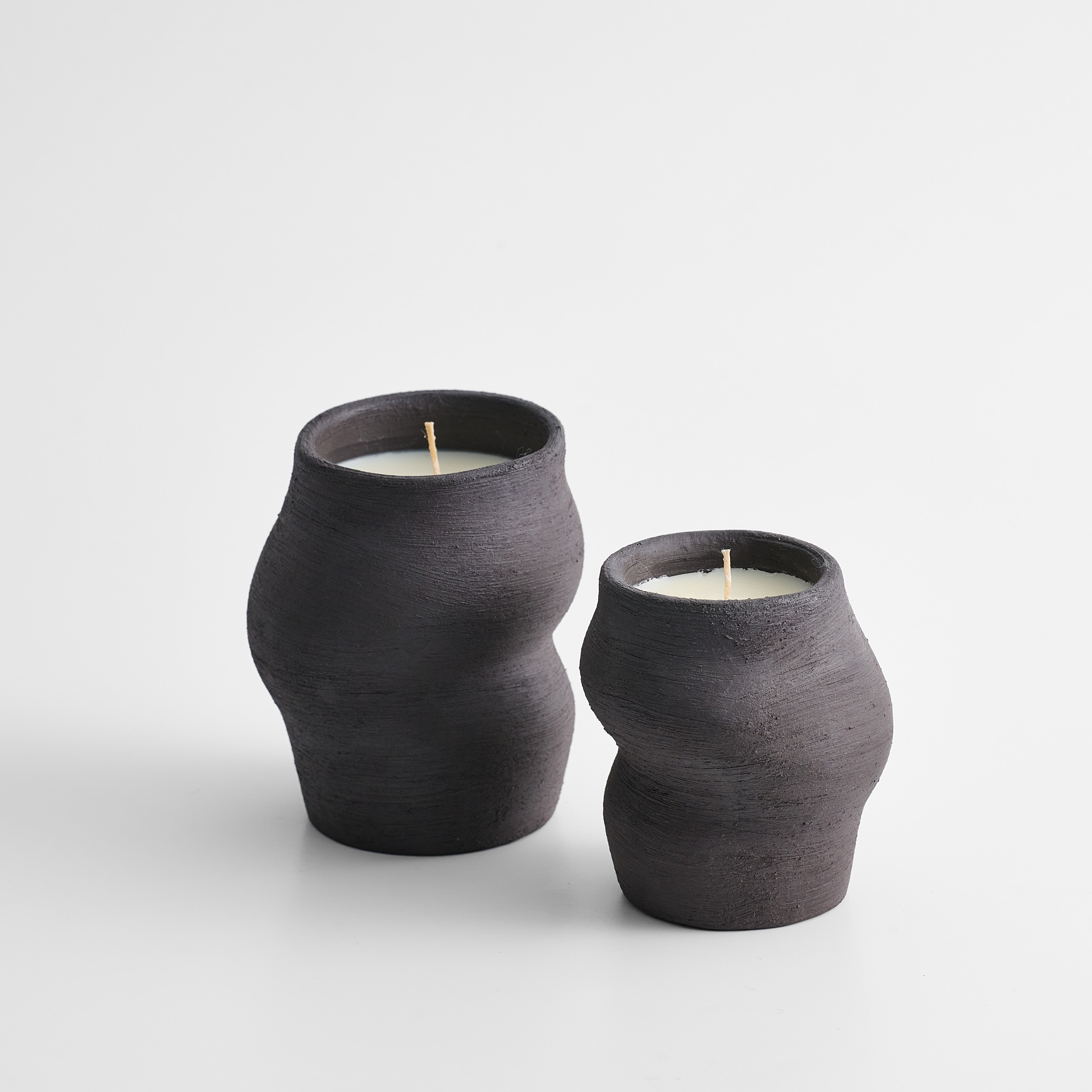 Soaura - Vase & Soa - Candle Set - Black