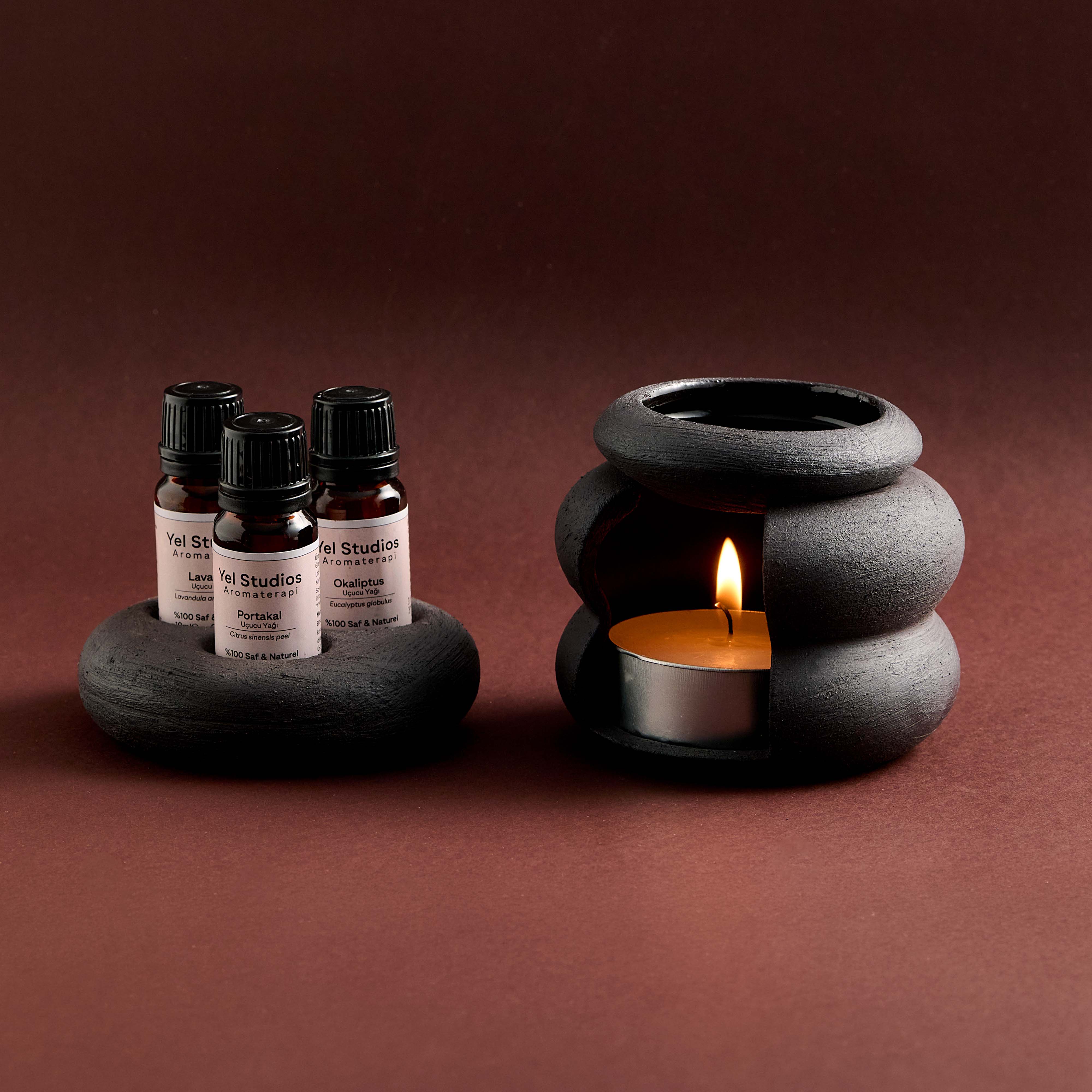 Aromatherapy Essential Oil & Soy Wax Candle Gift Set