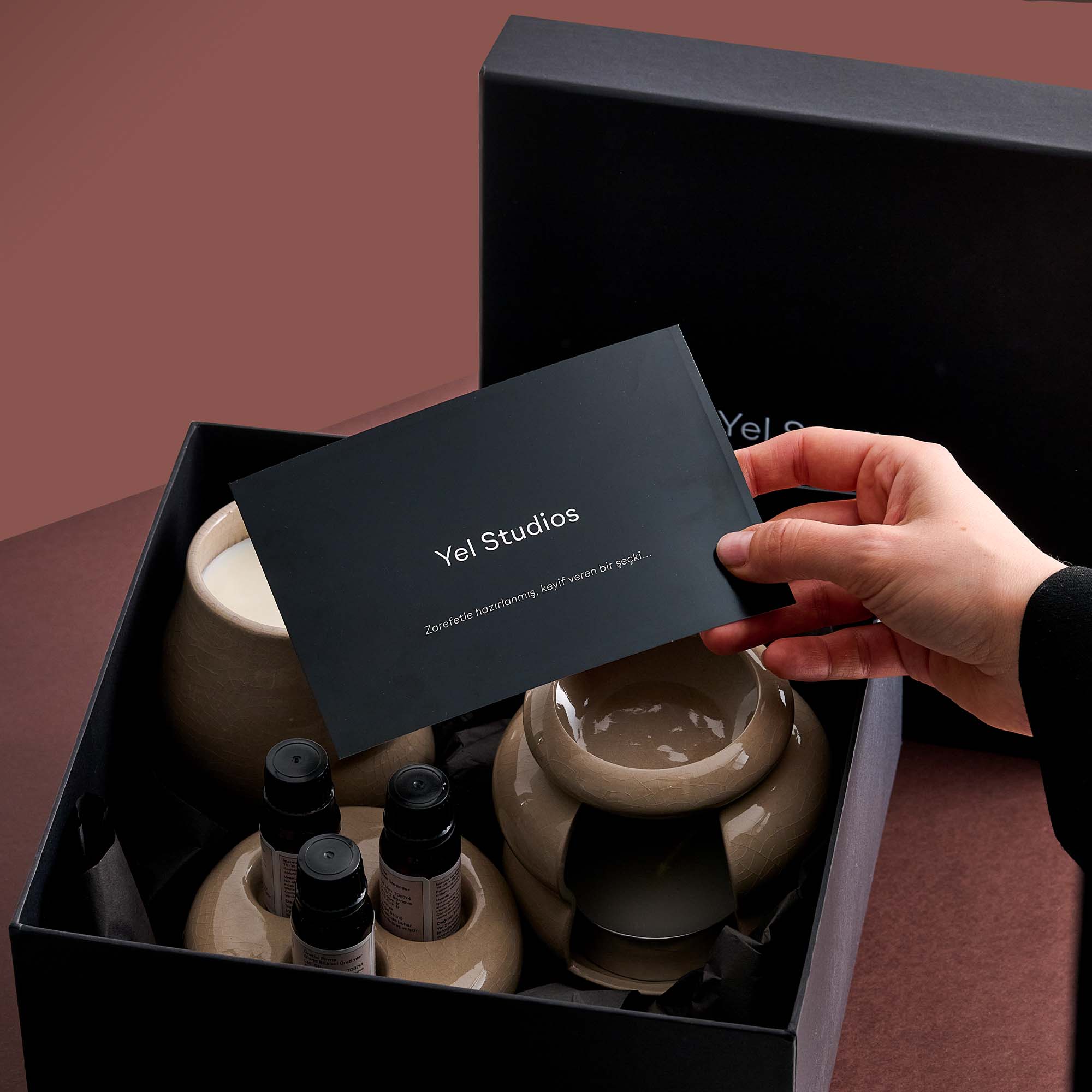 Aromatherapy Ritual Gift Set – Candle Holder & Oil Burner