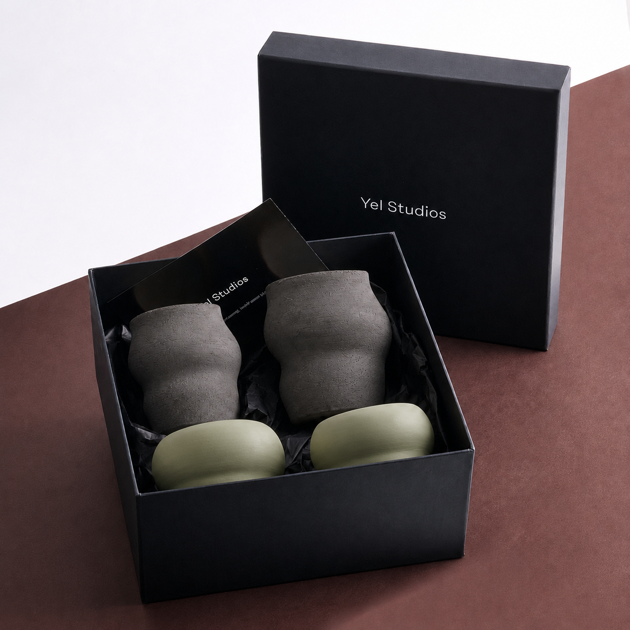 Handmade Ceramic Mug & Soy Wax Candle Gift Set